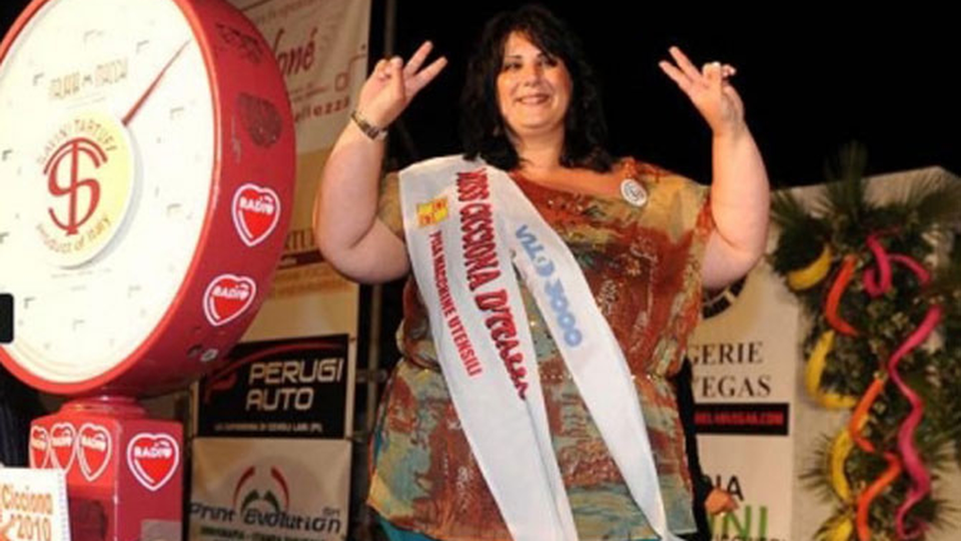 Miss Cicciona, cea mai frumoasa grasuta din Italia, cantareste 170 de kilograme