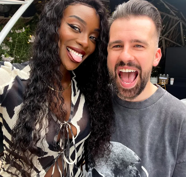 Florin Ristei și Naomi Hedman / Foto: Instagram