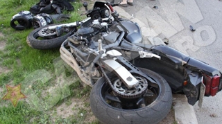 Una dintre maini i-a fost retezata dupa ce a intrat cu motocicleta intr-un sant
