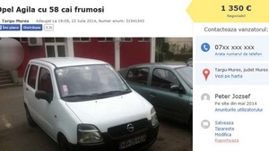 Anunt FABULOS! Ce a putut sa scrie un roman care vrea sa isi vanda masina pe internet: "E ca o cofetarie, care nu are WIFI"