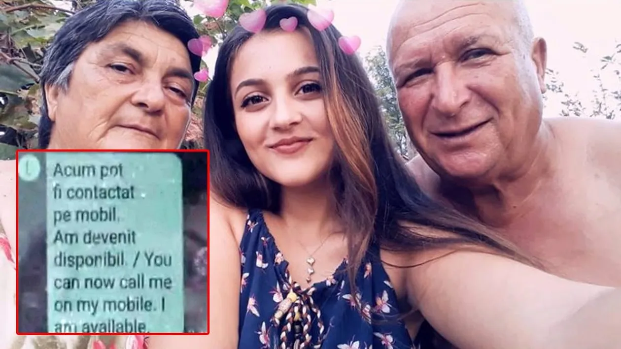 Luiza chiar trăiește?! Bunicul fetei din Caracal a primit următorul mesaj de pe telefonul nepoate, azi-noapte, la ora 02:20