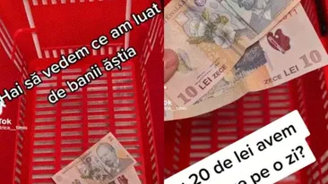 Imaginea care a întristat o ţară întreagă! Ce alimente şi-a putut cumpăra un tânăr de la noi cu 20 de lei: Când mă gândesc că pâinea era 2 lei înainte...