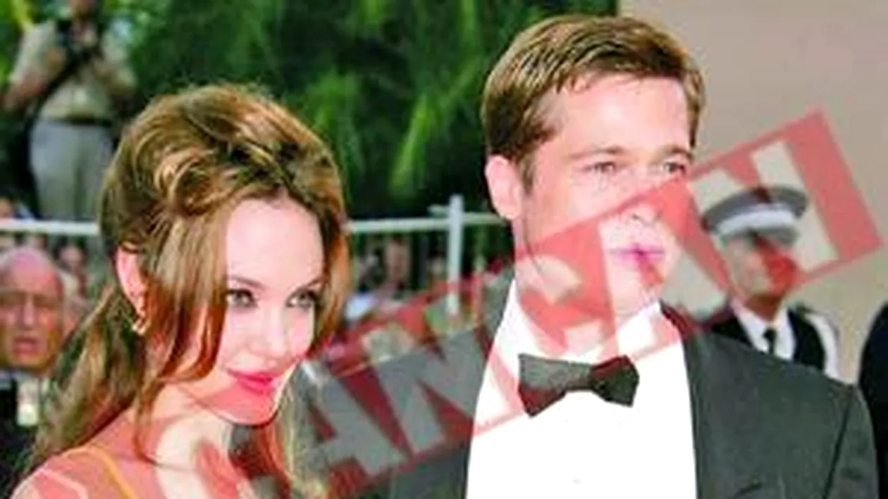 Angelina i-a aruncat lui Brad un pahar cu vin in fata