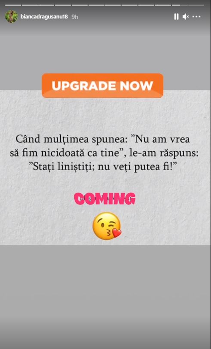 Bianca Drăgușanu, mesaje cu tâlc după ce a lăsat impresia că a plecat împreună cu Gabi Bădălău în vacanță. S-a filmat din nou în costumul Evei, iar imaginația unora s-a încins | FOTO