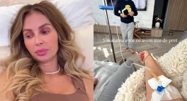 Andreea Bănică a ajuns pe perfuzii! Cu ce probleme de sănătate se confruntă: „Am căzut pur și simplu”