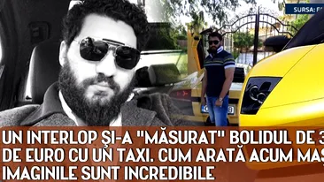 Un interlop si-a masurat bolidul de 300.000 de euro cu un taxi. Cum arata acum masina. Imaginile sunt incredibile