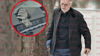 Gino Iorgulescu, „morocănos” pe străzile Capitalei, cu un ceas de 55.000 € la mână. Prima apariție după scandalul cu fiul său!