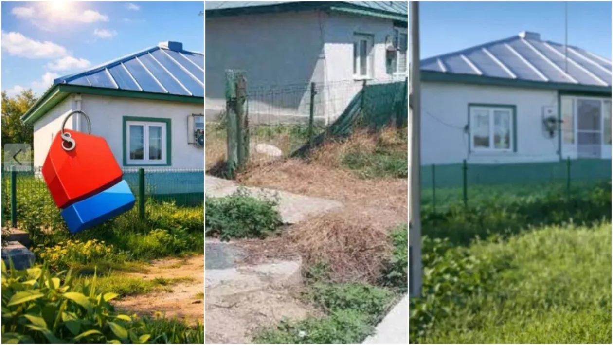 Localitatea din România în care poți cumpăra o casă tradițională cu doar 7000 de euro. Terenul are 1900 de metri pătrați