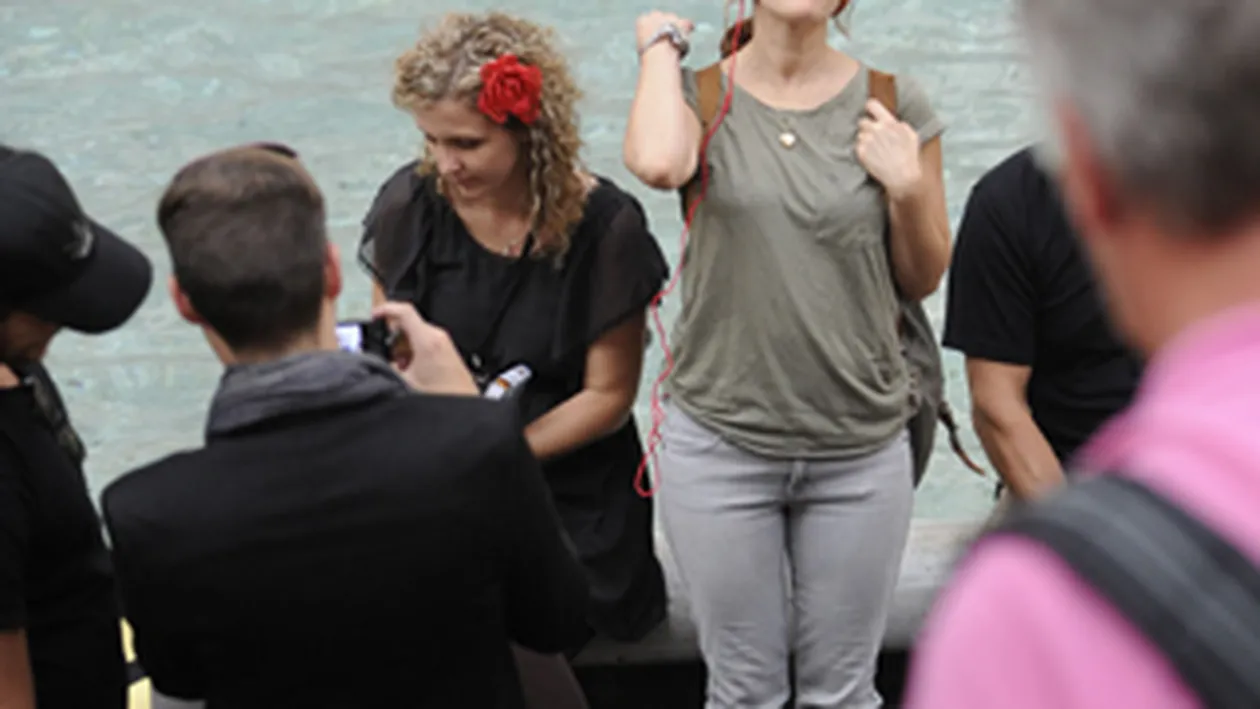 Drew Barrymore, vacanta in tandreturi la Roma