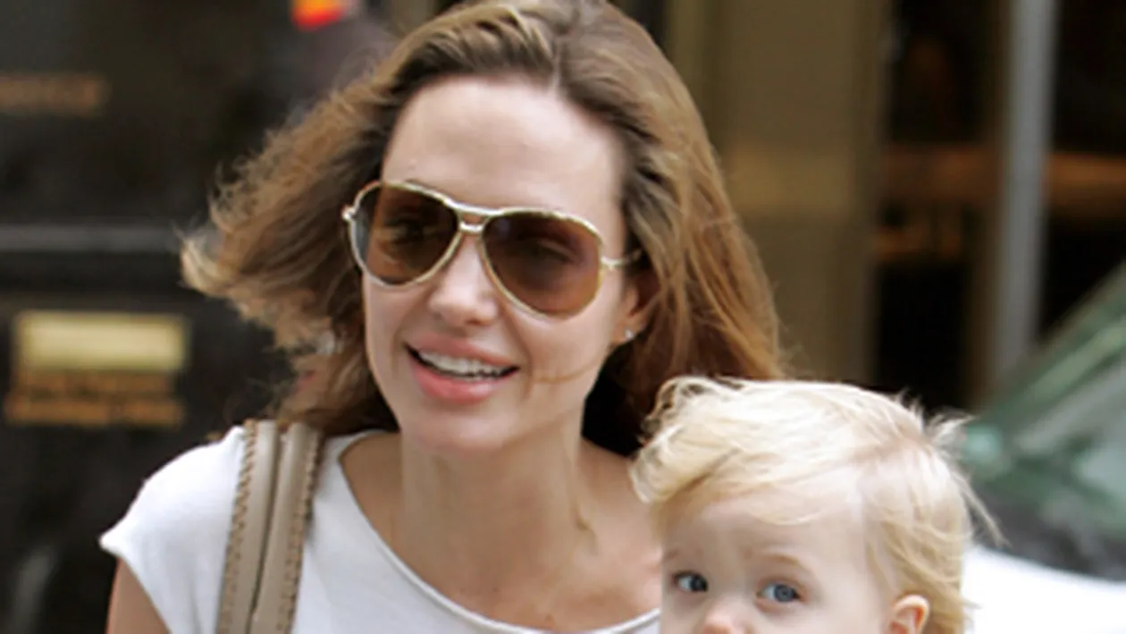 Angelina Jolie nu-si poate opri fiica sa se imbrace ca un baiat