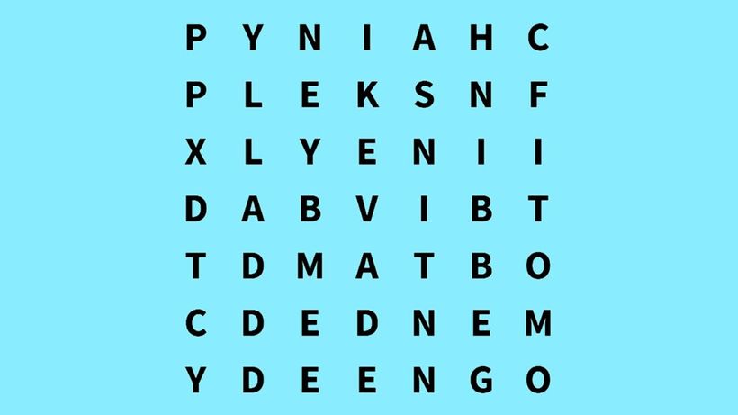 Test de inteligență | Identificați cuvântul „MAX” în maximum 6 secunde!