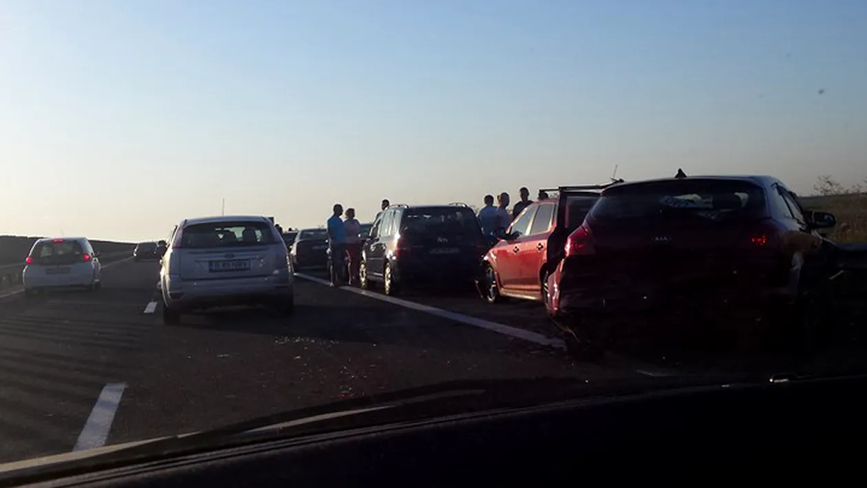 Accidente pe bandă rulantă pe Autostrada Soarelui!
