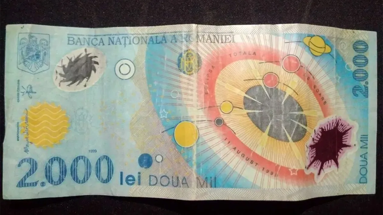 Mai ai pe acasă bancnote cu eclipsa din 1999? Se vând cu 2.180 lei acum, în iunie 2024