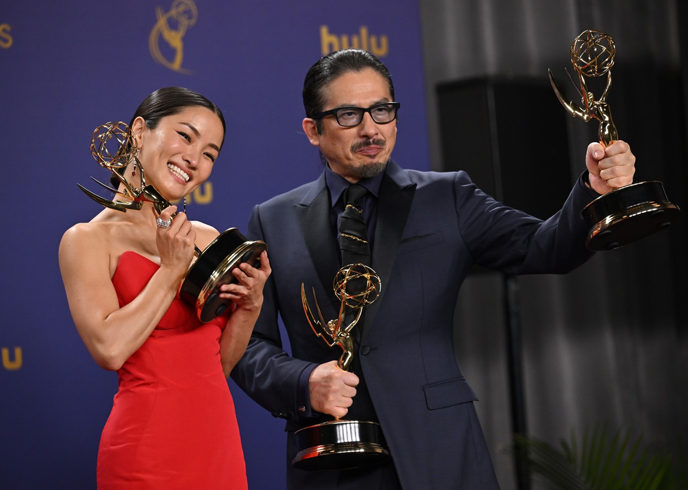 Anna Sawai, Hiroyuki Sanada, “Shogun”, la Emmy. Foto: Profimedia