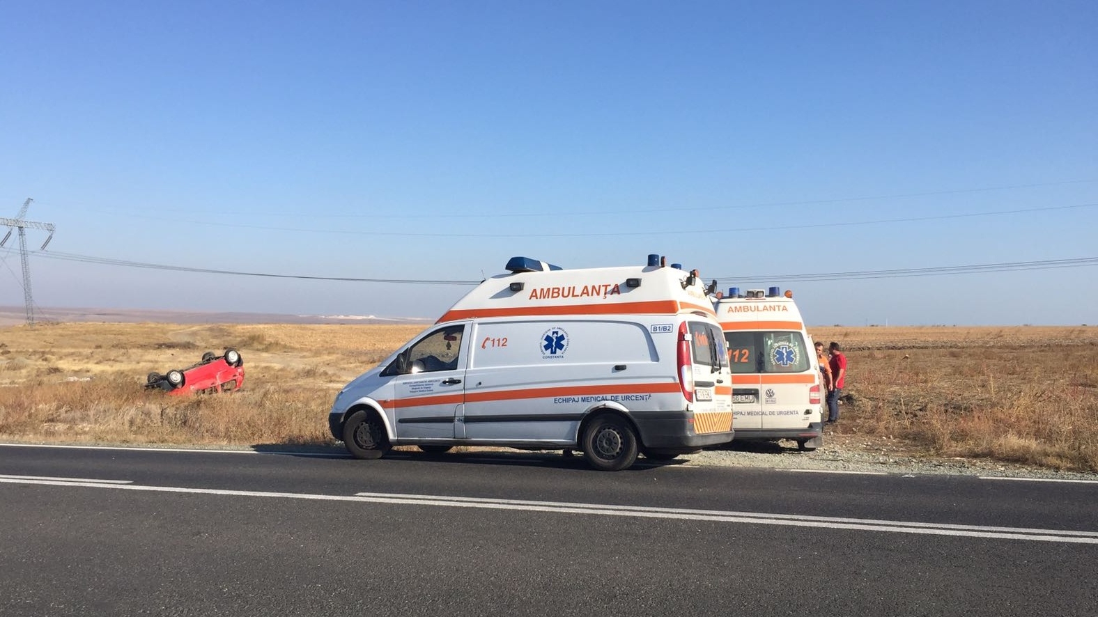 Accident grav pe DN 22, județul Constanța. Doi morți și doi răniți în urma impactului