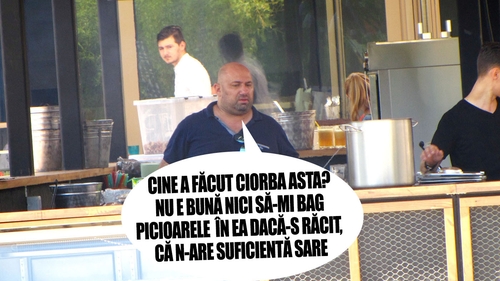 Credeai că e dur la TV, dar să-l vezi în bucătărie! Chef Scărlătescu îşi terorizează ”trepăduşii”!