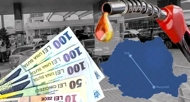 Cât costă un litru de motorină în București, comparativ cu Cluj