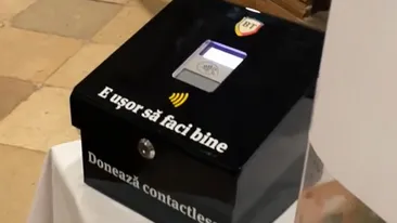 Cutia milei cu POS contactless, într-o biserică din Cluj-Napoca. Cum a reacționat un enoriaș când a văzut grozăvia