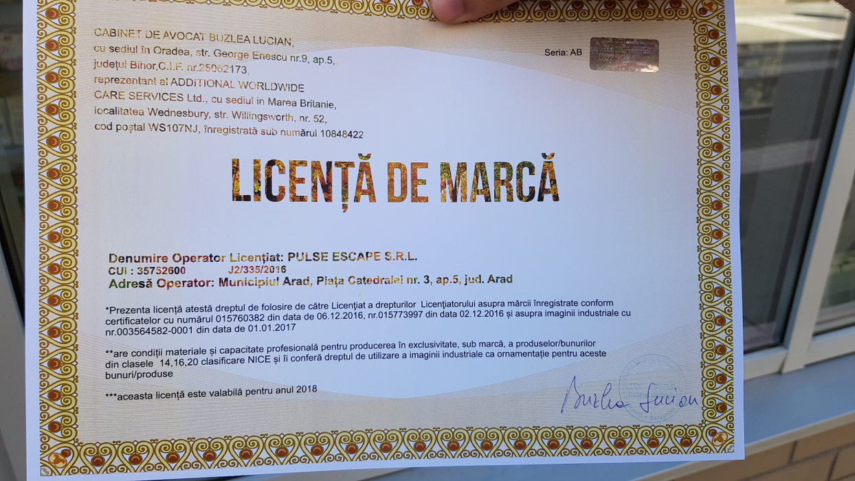 Actele pe care l-a arătat tânărul poliției