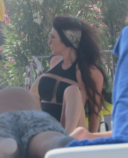 Roxana Butnaru, pe plaja din Mamaia