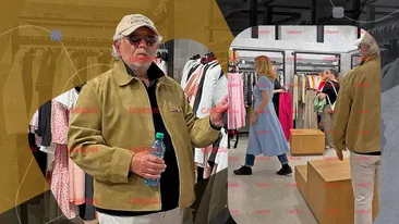 Ovidiu Lipan Țăndărică a făcut duet cu soția la mall. Artistul nu a lăsat-o la greu