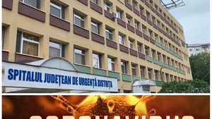 Focar de coronavirus la o secție de Neurologie din Bistrița