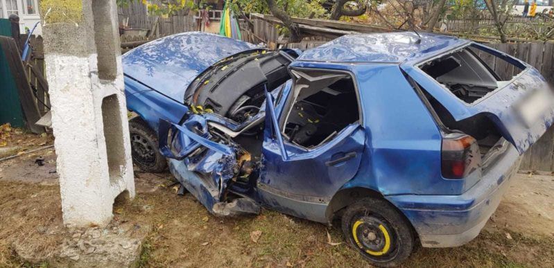 Accident grav în județul Suceava! Un tânăr de 17 ani a murit pe loc