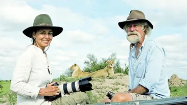 Exploratorul Derek Joubert a filmat intre feline: Aveam pantalonul patat cu sangele leilor