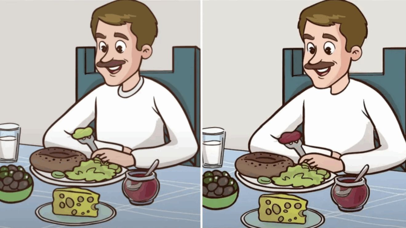 Test IQ pentru genii | Descoperă cele 3 diferențe în doar 8 secunde