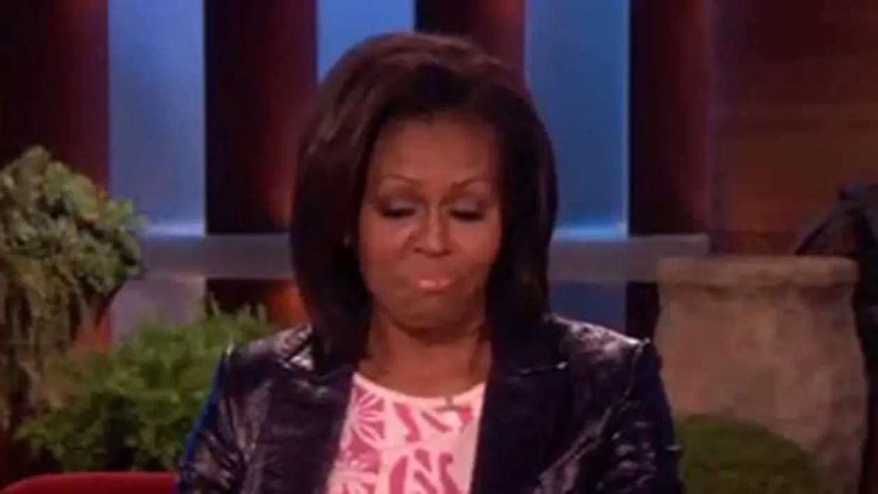 VIDEO Michelle Obama face flotari in direct la TV! Uite ce tonus muscular are Prima Doamna a Americii!