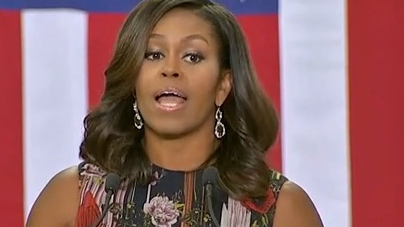 MICHELE OBAMA, „super-femeia“ de la Casa Albă. După ce a făcut karaoke într-o maşină, a ţinut un discurs care a lăsat pe toată lumea mască