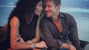 Felix Baumgartner, cucerit de o poză cu Mihaela Rădulescu într-un costum de baie minuscul! Pilotul a pozat-o imediat şi a făcut imaginea publică