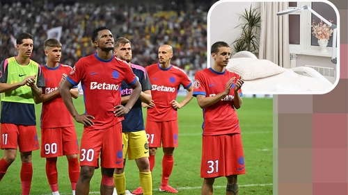 Fotbalistul care a ”îngropat” FCSB la meciul cu Rapid a ajuns la salonul de înfrumusețare! L-a ”obligat” să-și facă sprâncenele!