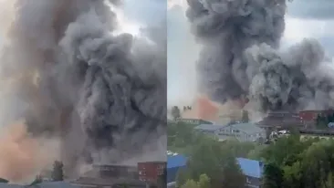 BREAKING NEWS! Explozie devastatoare în apropierea Moscovei. Zeci de oameni răniți, alte câteva sute de persoane sunt evacuate