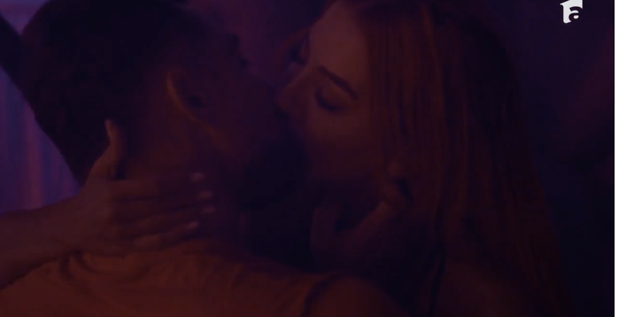 Claudiu și Anamaria, sărut pasional/foto: captură video