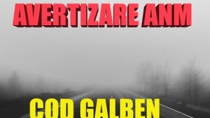 Cod galben de ceaţă densă şi gheţuş în 5 judeţe! Ce zone sunt afectate