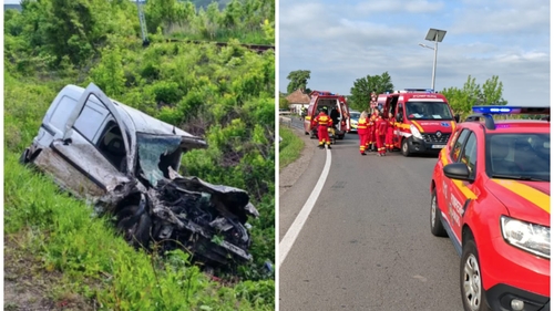 Sfârșit tragic pentru un șofer în ziua de Paște! A ignorat culoare roșie a semaforului și a fost spulberat de tren