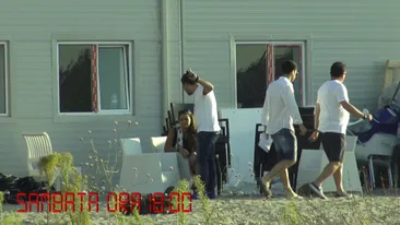 Crize de gelozie, scaune rasturnate, telefoane aruncate in iarba si plansete. Asa s-a terminat distractia pentru doua beizadele!