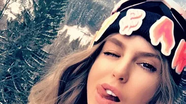 Îi place adrenalina şi nu se gândeşte la pericole! Pe ce pârtii se dă Corina cu placa: ”Sunt un pic mai dificile şi sunt mereu o provocare pentru mine”