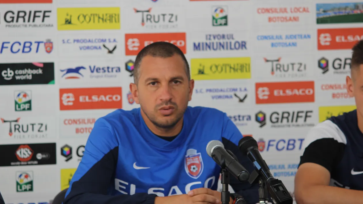 Enache, mulţumit de fotbaliştii săi după 0-2 cu FCSB