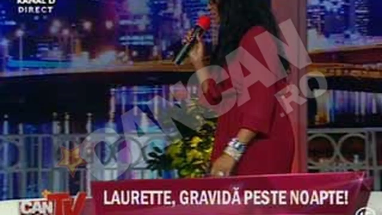 VIDEO Laurette abia asteapta sa nasca: Fetita mea are picioare foarte lungi, seamana cu mine la nas si la buze