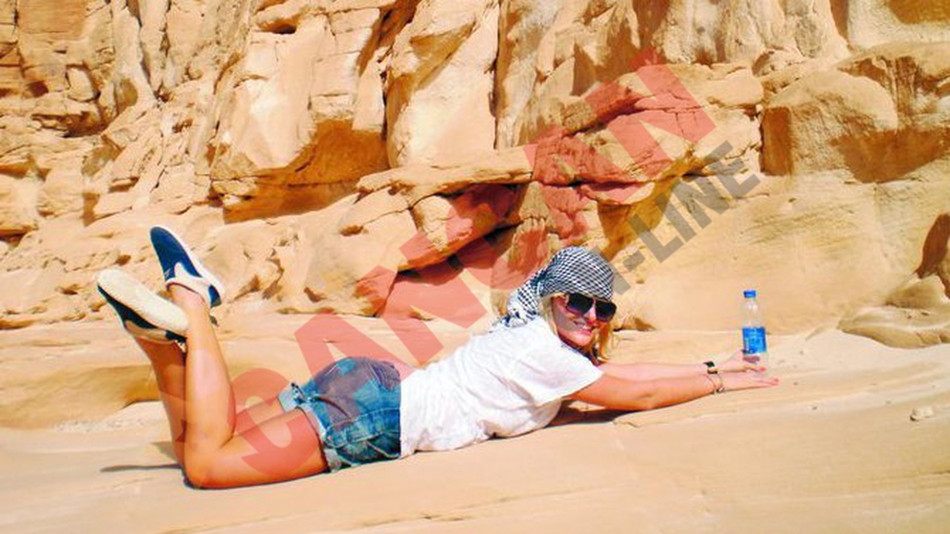 S-a refugiat o saptamana in desert