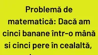 Bancul sfârșitului de săptămână | Problemă de matematică