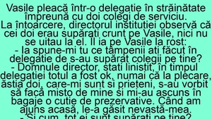 BANC | "Vasile, ce tâmpenii ați făcut în delegație, de s-au supărat colegii pe tine?"