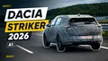 Noul model Dacia Striker, surprins în trafic pe autostrada din Argeș. Imagini exclusive cu noul crossover
