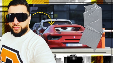 Tzancă a făcut furori cu bolidul la nunta lui Salam, dar în Pipera s-a pus STOP! CANCAN.RO are toate detaliile… ”Jmecheria” cu Ferrari a picat!