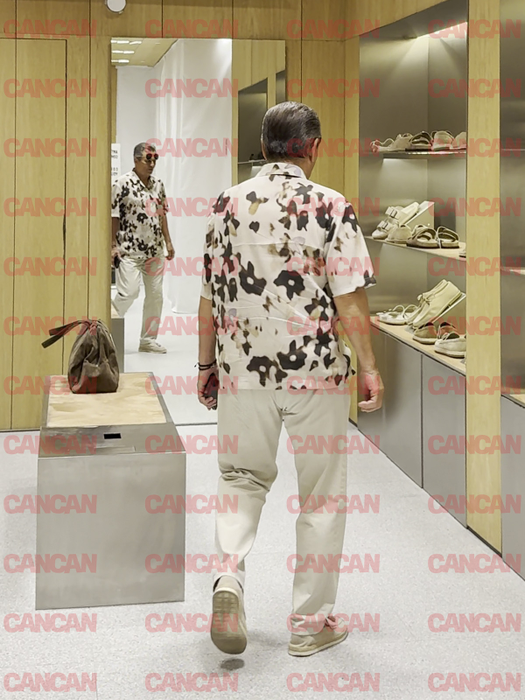 Nea Mărin, camuflat în Zara