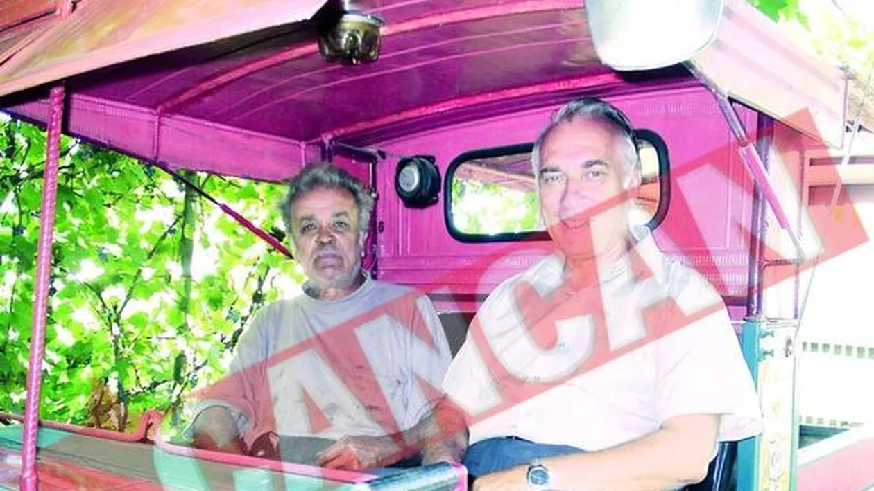 Caleasca din fier vechi, cu radio-casetofon