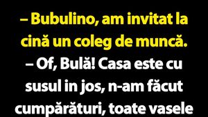 BANC | Bulă a invitat la cină un coleg de muncă