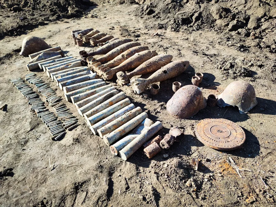 Descoperirea neașteptată făcută de doi muncitori / Foto: ISU Buzău